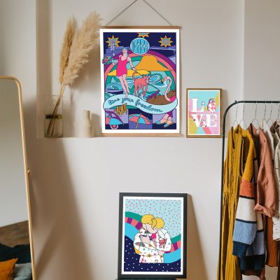 Ilustraciones perfectas para un dormitorio