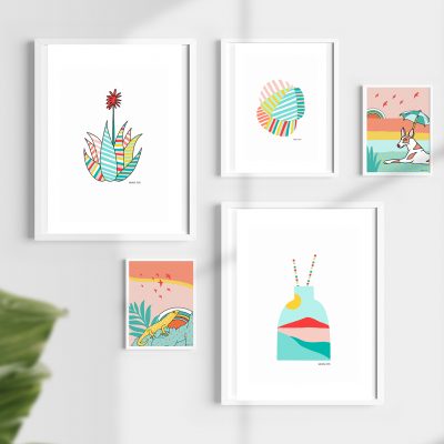 How to fill a wall with Art prints and make it perfect